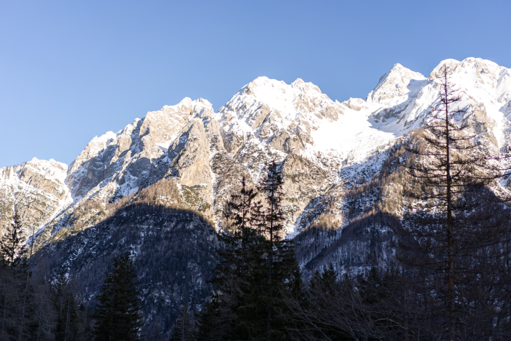 Vršič-Pass Berge