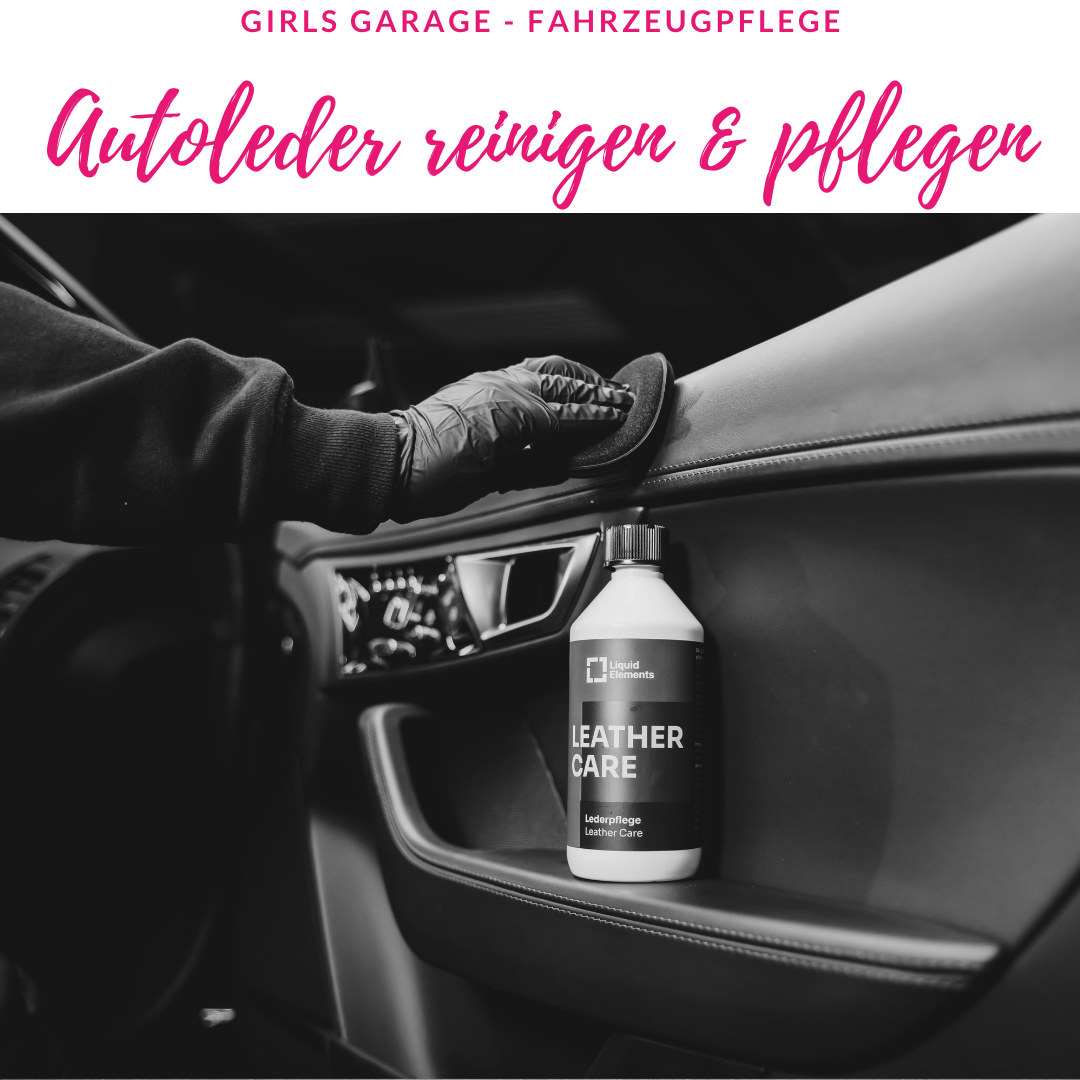 Autoleder reinigen und pflegen