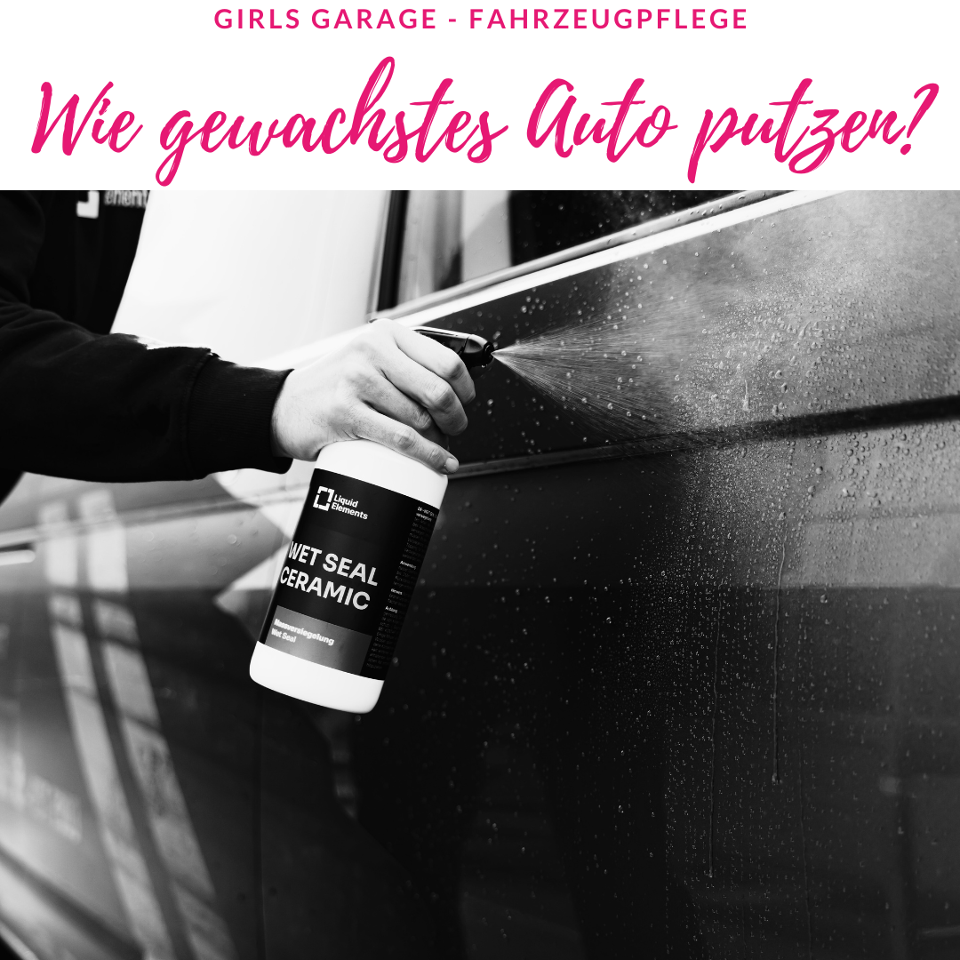Wie kann ich mein gewachstes Auto waschen?